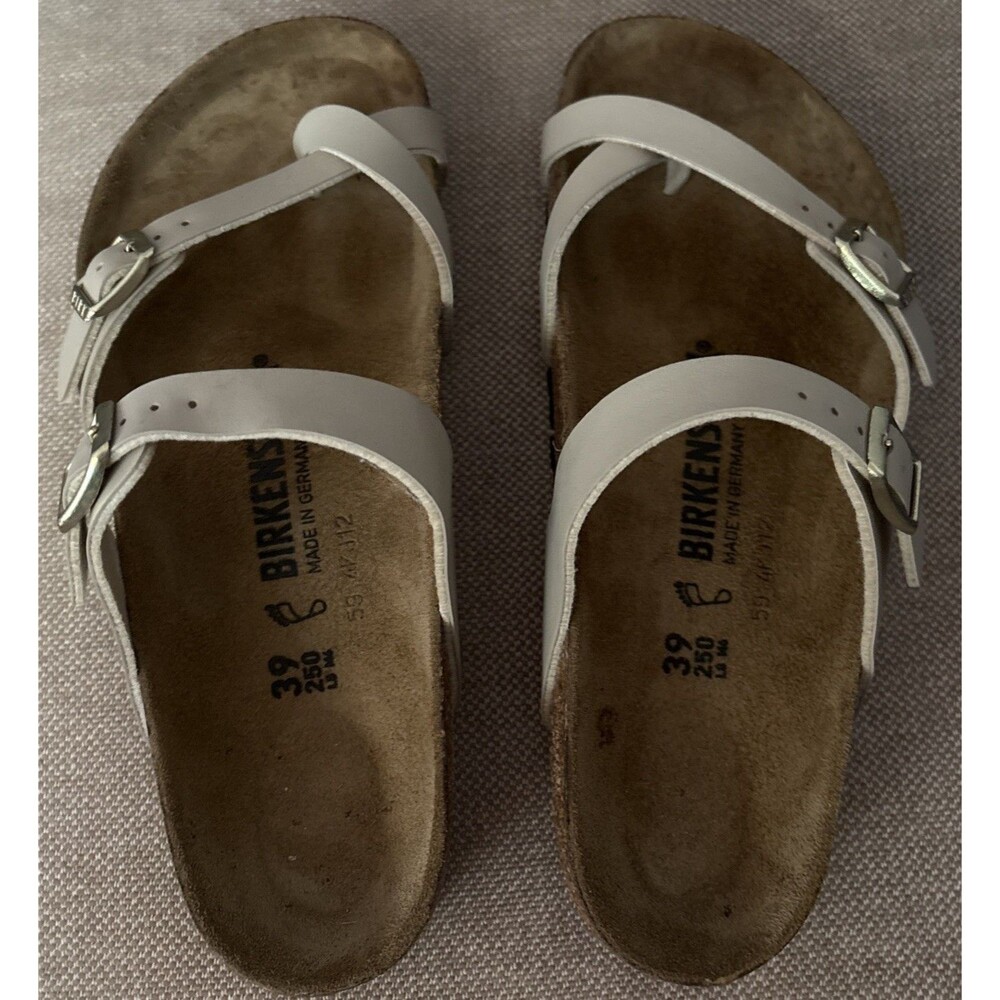Birkenstock Mayari Birko Women's Sandals Normale White Size 39